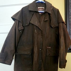 Driza-Bone Oilskin Delux Short Coat, Unisex Size M